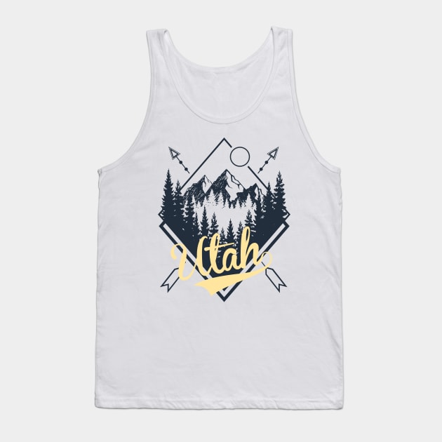 Utah Tank Top by LaarniGallery